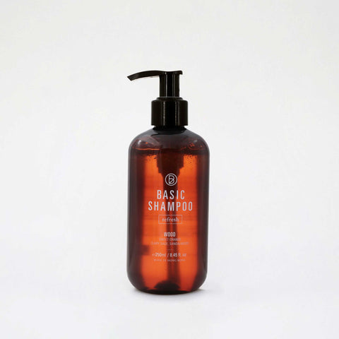 Basic Shampoo REFRESH 250ml | Bathe to Basics | Made in Hong Kong